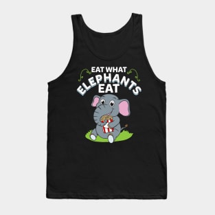 Eat what elephants eat Tank Top